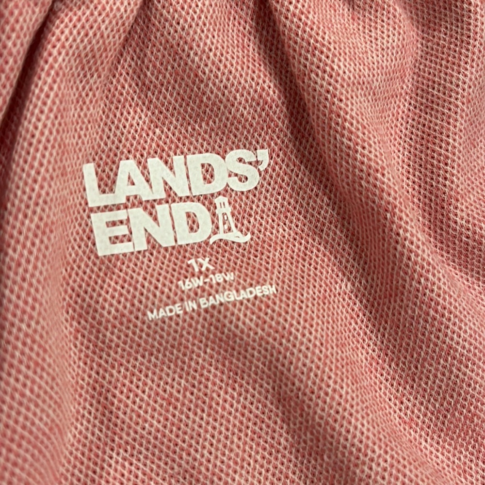 Lands' End Women's Plus Size Sport Knit Elastic Waist Pull On Pant/Size 1X/NWOT - Picture 5 of 7